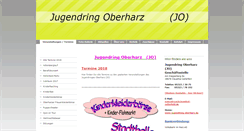 Desktop Screenshot of jugendring-oberharz.de